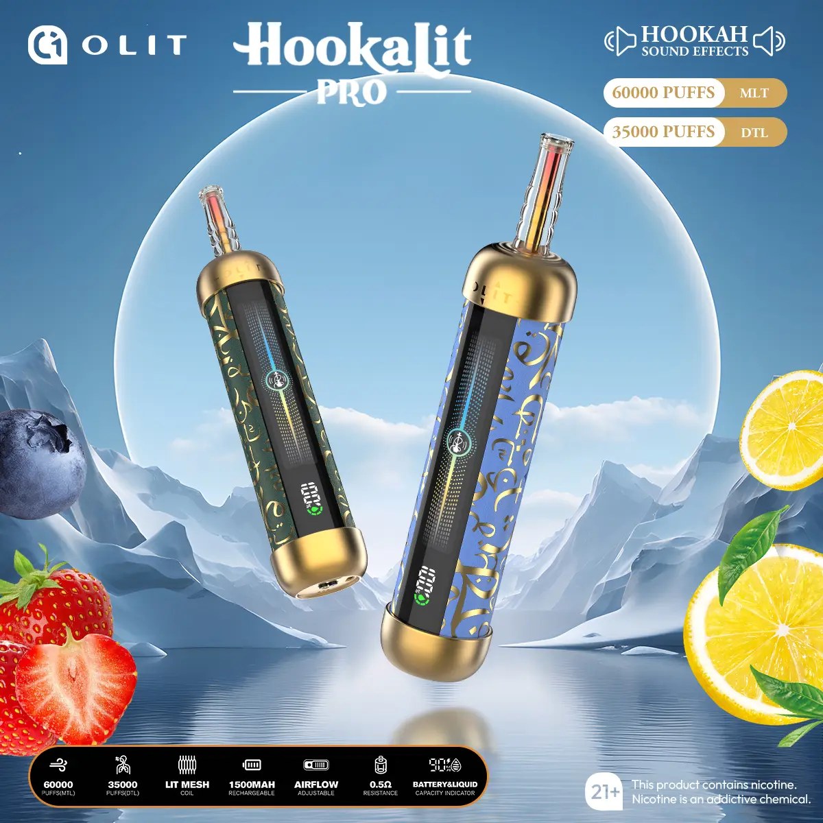 Olit Hookalit Pro 60K at Green House Smoke Shop in Kissimmee, FL